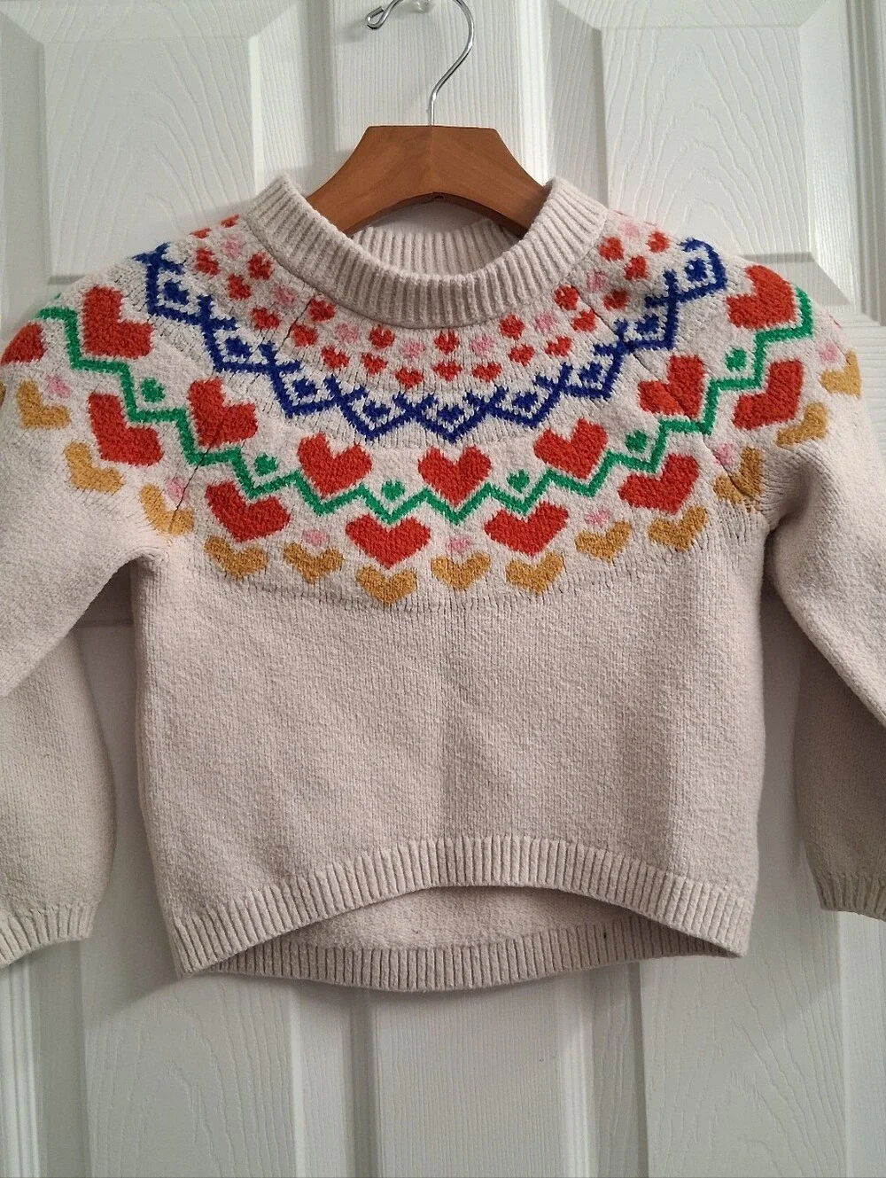 Old Navy Girls Heart Knit Sweater 5T